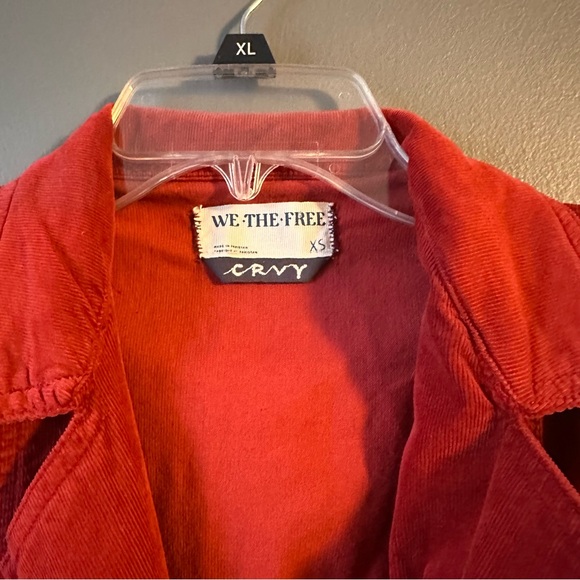 Free People CRVY Ring Alarm Red Jumpsuit NWT - Picture 7 of 8